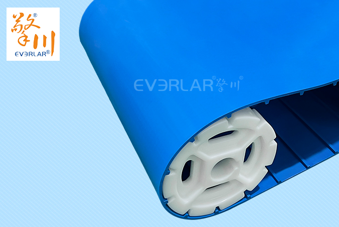 藍色TPU食品級易潔帶加導條防霉抗菌水果蔬菜加工輸送帶廠家定制 藍色TPU食品級易潔帶加導條防霉抗菌水果蔬菜加工輸送帶廠家定制