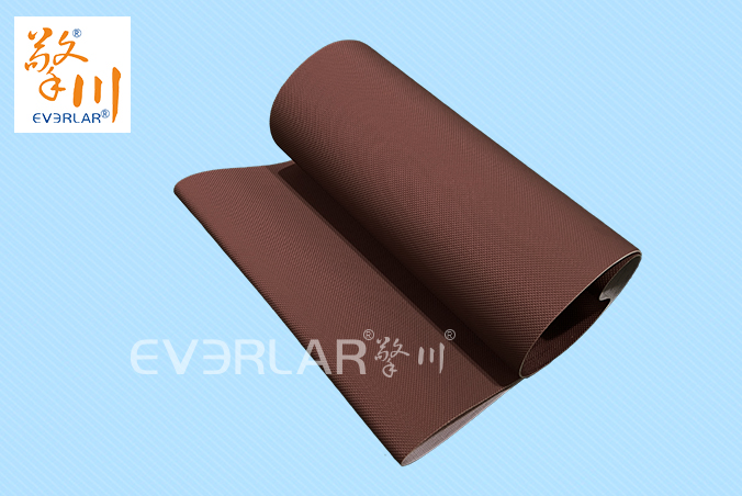 PU輸送帶咖啡色鉆石紋耐磨防滑食品烘焙輸送機聚氨酯傳送帶廠家