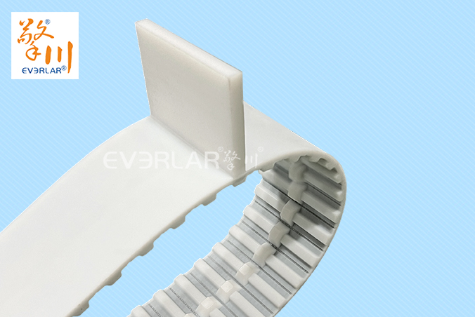 PU同步帶加擋塊耐磨耐油食品級(jí)行業(yè)聚氨酯傳動(dòng)帶廠(chǎng)家定制